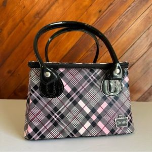 Caboodles Makeup Pink Plaid Box/Bag